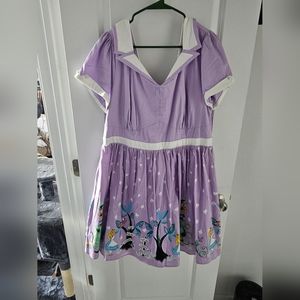 Disney Alice In Wonderland Tea Party Retro Dress Size 18